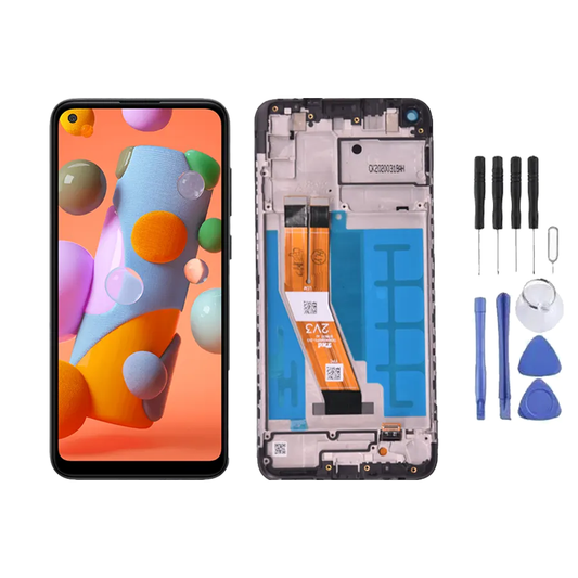 Chassis + Ecran LCD + Vitre pour Samsung Galaxy Galaxy A11 (A115) + Kit d'outils