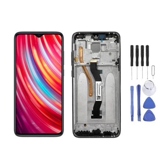 Chassis + Ecran LCD + Vitre pour Xiaomi Redmi Note 8 Pro + Kit d'outils