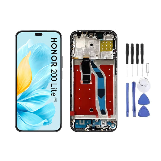 Chassis + Ecran LCD AMOLED + Vitre pour Honor 200 Lite