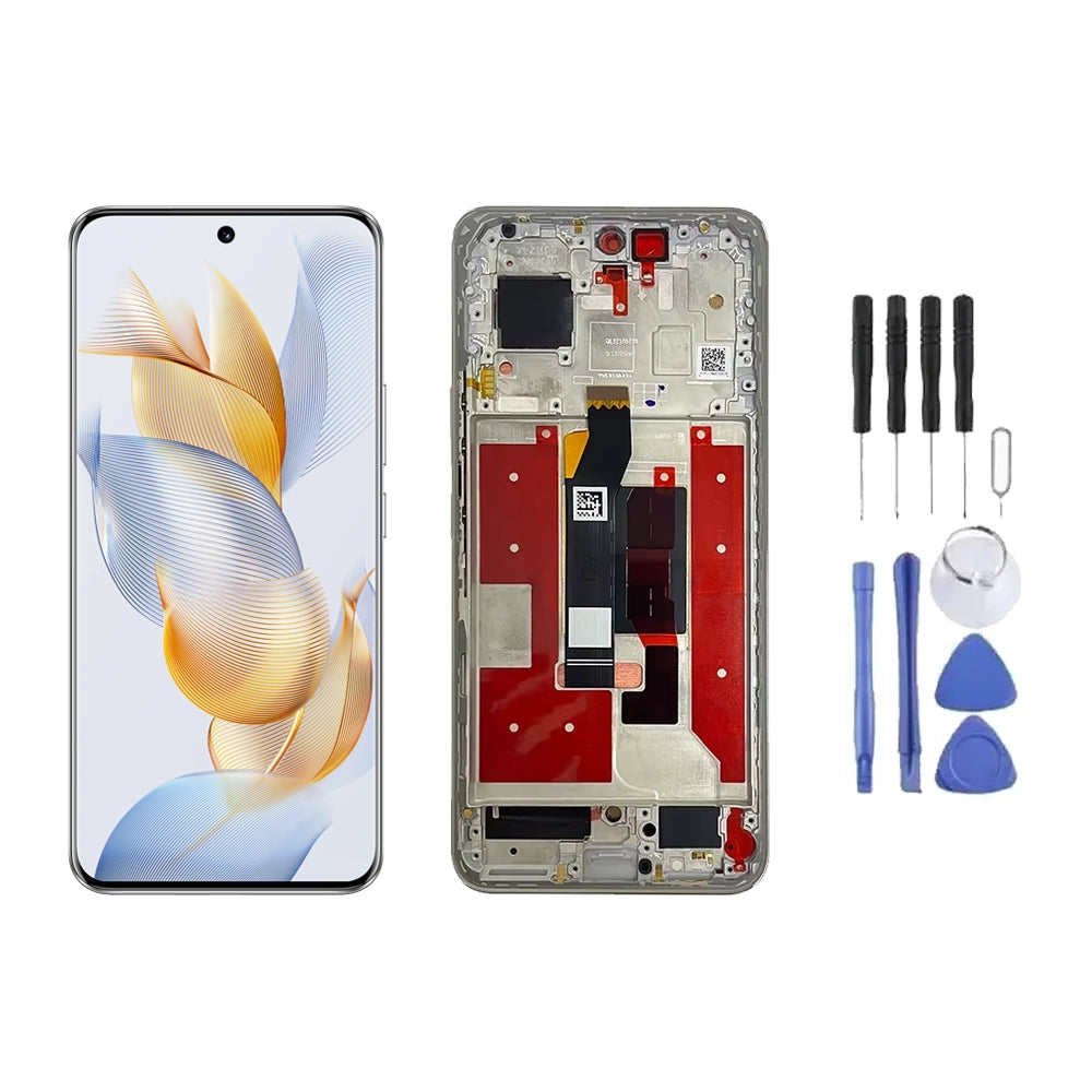 Chassis + Ecran LCD AMOLED + Vitre pour Honor 90 + Kit d'outils