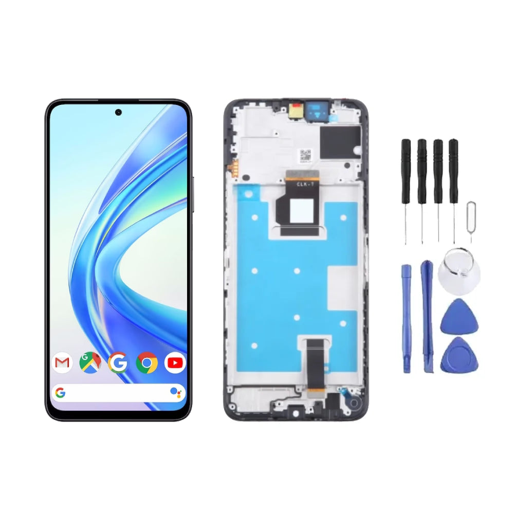 Chassis + Ecran LCD + Vitre pour Honor X7b + Kit d'outils