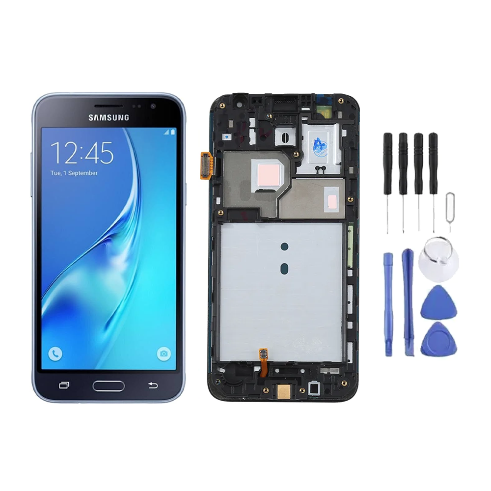 Chassis + Ecran LCD + Vitre pour Samsung Galaxy J3 2016 (J320) + Kit outils