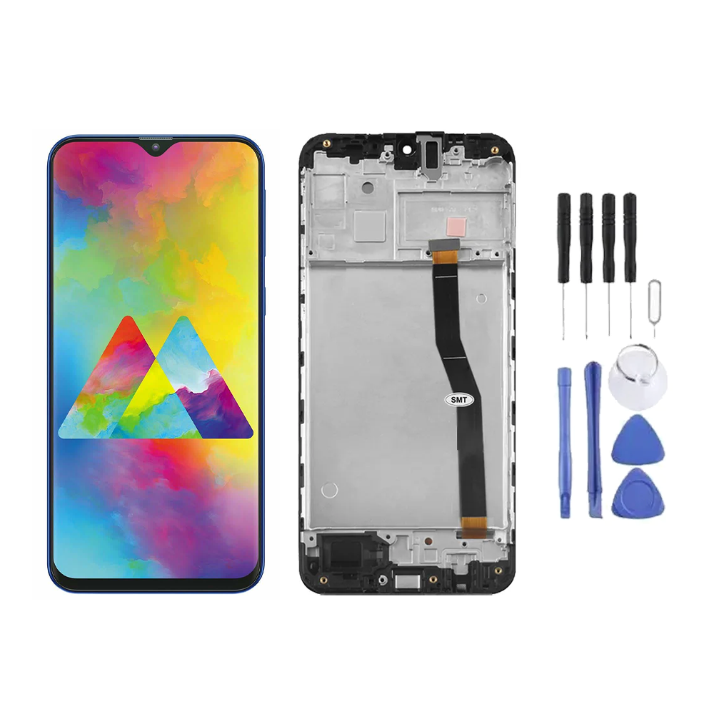Chassis + Ecran LCD + Vitre pour Samsung Galaxy M20 (M205) + Kit d'outils