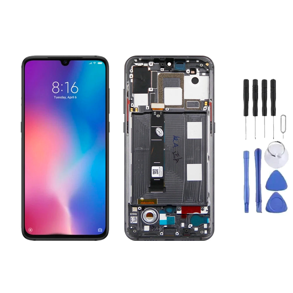 Chassis + Ecran LCD + Vitre pour Xiaomi Mi 9 + Kit d'outils