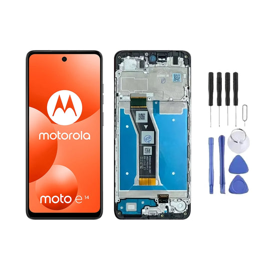 Chassis +  Ecran LCD + Vitre pour Motorola Moto E14 + Kit d'outils