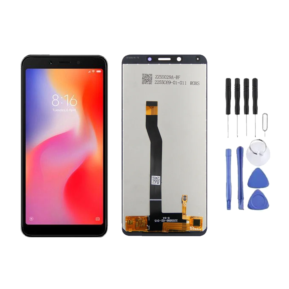 Ecran LCD + Vitre pour Xiaomi Redmi 6A + Kit d'outils