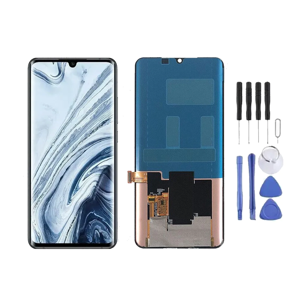 Ecran LCD AMOLED + Vitre pour Xiaomi Mi Note 10 / Mi Note 10 Pro + Kit outils