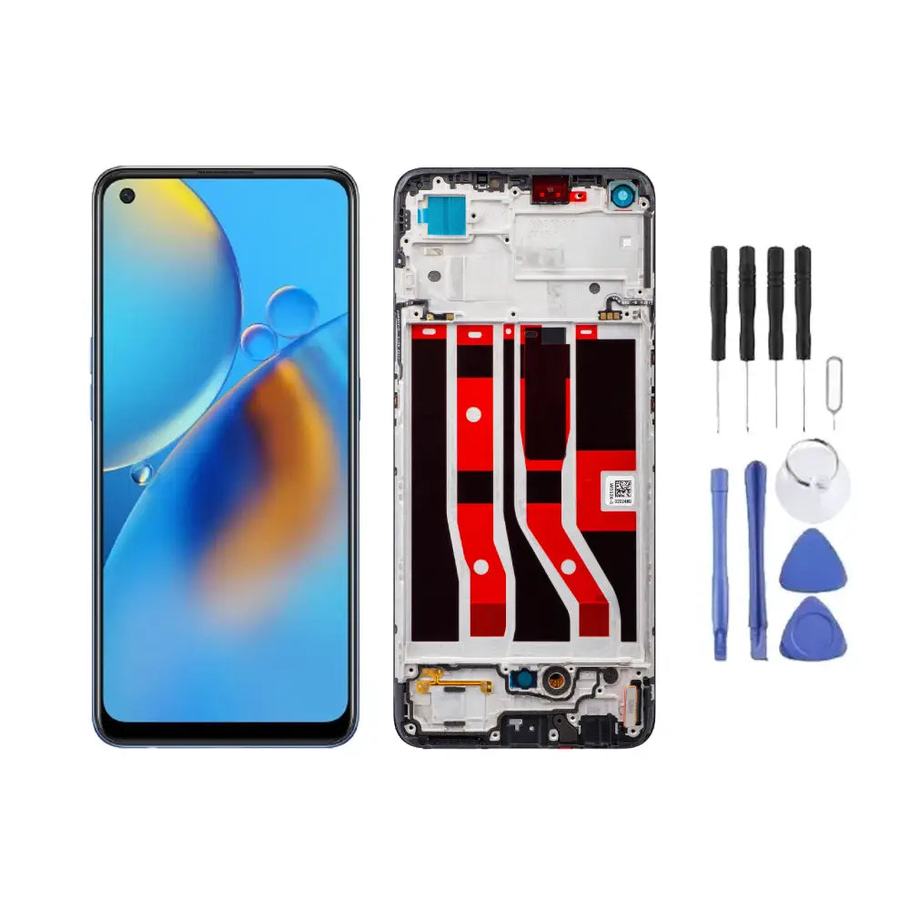 Chassis + Ecran LCD + Vitre pour Oppo A74 + Kit d'outils