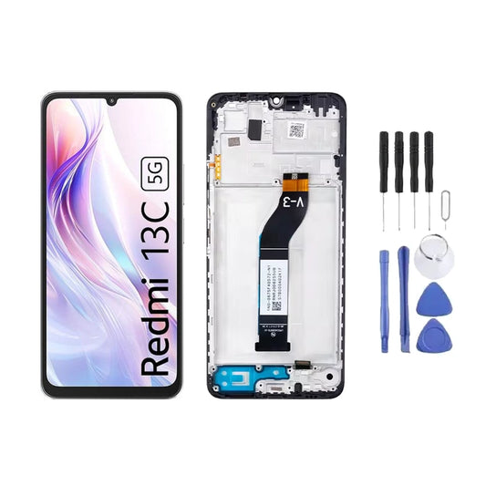 Chassis + Ecran LCD + Vitre pour Xiaomi Redmi 13C 5G + Kit d'outils