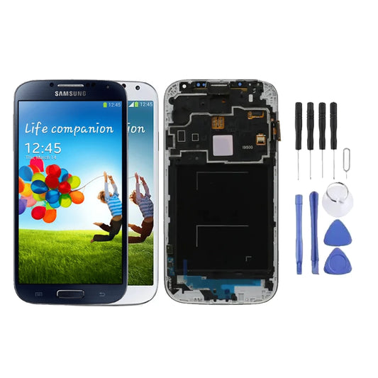 Chassis + Ecran LCD + Vitre pour Samsung Galaxy S4 (i9500 / i9505) + Kit d'outils