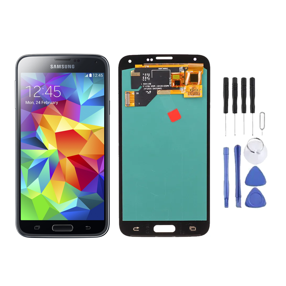 Ecran LCD AMOLED + Vitre pour Samsung Galaxy S5 (G900) + Kit d'outils