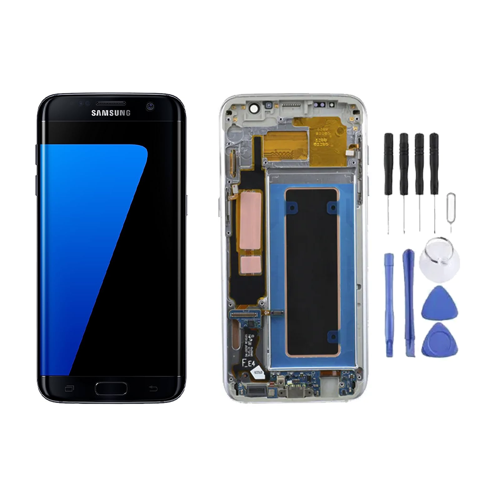 Chassis + Ecran LCD + Vitre pour Samsung Galaxy S7 Edge (G935) + Kit d'outils