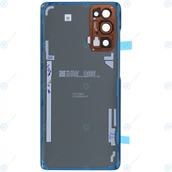 Vitre arrière originale Samsung Galaxy S20 FE 5G G781 Orange Nuage Avec lentille