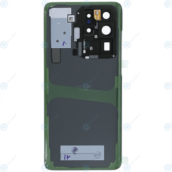 Vitre arrière originale Samsung Galaxy S20 Ultra G988 Blanc Nuage Avec lentille