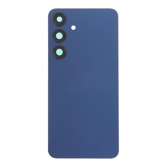 Vitre arrière Samsung Galaxy S25 Plus (S936) Bleu Marine avec Lentille - OEM