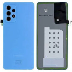 Samsung Galaxy A52 4G A525, A52 5G A526 Vitre arrière Bleu avec lentille - Originale