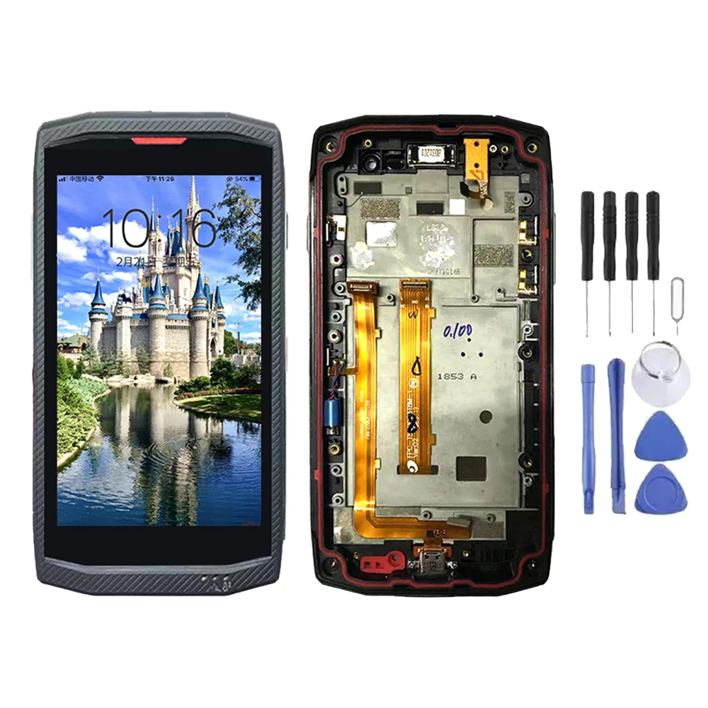 Chassis + Ecran LCD + Vitre pour Crosscall Trekker X3 + Kit d'outils